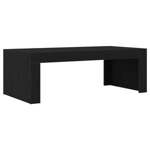 vidaXL Kaffebord Svart Eik 102 x 50 x 35 cm Konstruert tre