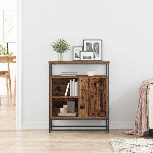 vidaXL Serviesskap Gammelt tre 69 x 35 x 80 cm Konstruert tre