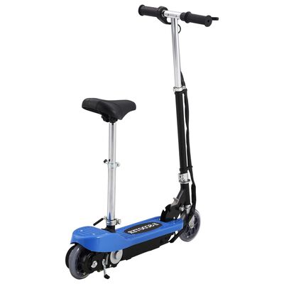 vidaXL Elektrisk sparkesykkel med sete 120 W blå
