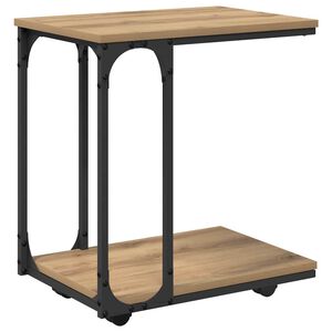 vidaXL Sidetabell Artisan Eik 50 x 35 x 55.5 cm Konstruert tre