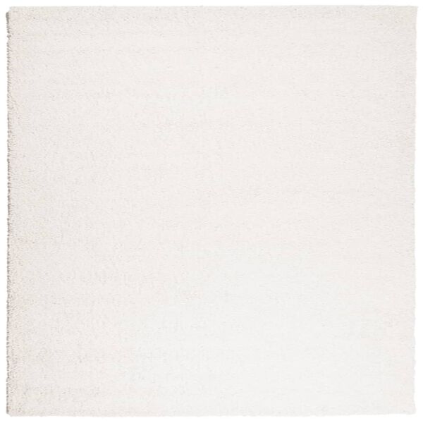 vidaXL Tykt teppe PAMPLONA h&oslash;y luv moderne kremhvit 120x120 cm