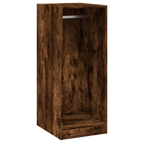 vidaXL Garderobe r&oslash;kt eik 48x41x102 cm konstruert tre