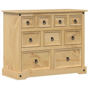 vidaXL Kommode Corona 101x45x82 cm heltre furu