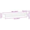 vidaXL Skjermstativ sonoma eik 100x24x13 cm konstruert tre