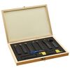 vidaXL Verkt&oslash;ysett for dreiebenk 12 stk indekserbar 16x16 mm 100 mm
