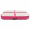 vidaXL Oppbl&aring;sbar gymnastikkmatte med pumpe 60x100x20 cm PVC rosa