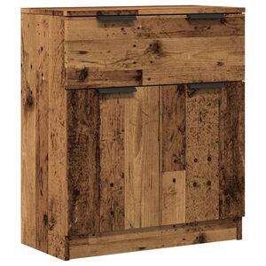 vidaXL Skjenk gammelt tre 60x30x70 cm konstruert tre