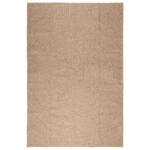 vidaXL Teppe ZIZUR 200x290 cm jute-utseende innendørs og utendørs