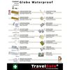 Travelsafe F&oslash;rstehjelpssett i 43 deler Globe Waterproof r&oslash;d