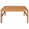 vidaXL Hagebord 63x63x30 cm heltre teak