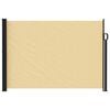 vidaXL Utklappbart side markise sand 600 x 140 cm Polyester