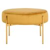 House Nordic Fotskammel Evie sennepsgul