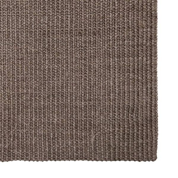 vidaXL Teppe naturlig sisal 66x300 cm brun