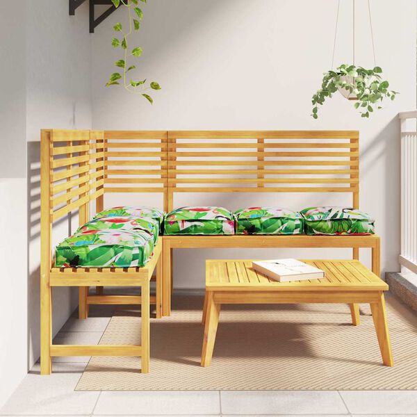 vidaXL Pute Blomster 6 pcs Flerfarget 40 x 40 x 8 cm Oxford Stoff