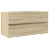 vidaXL Servantskap sonoma eik 90x38,5x45 cm sponplate
