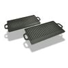 vidaXL Grillfat 2 stk St&oslash;pejern Vendbart 50x23 cm