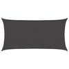 vidaXL Solseil Antrasitt 2,5 x 6 m HDPE