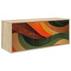 vidaXL Vegghengt TV-skap BONN 102 x 33 x 40 cm Sonoma eik