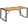 vidaXL Spisebord 175x90x76 cm grov heltre mango