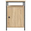 vidaXL Nattbord 2 stk sonoma eik 40x42x60 cm konstruert tre