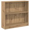 vidaXL Bokhylle artisan eik 80x24x76 cm konstruert tre