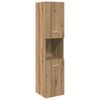vidaXL Hengende baderomsskap artisan eik 30x30x130 cm konstruert tre