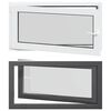 vidaXL Kj&oslash;levindu RISOR 110 x 60 cm PVC og glass Antrasitt