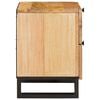 vidaXL Nattbordskap Naturlig 40 x 33 x 46 cm Massiv mango tre