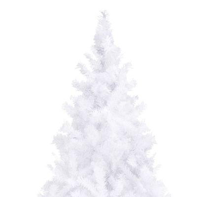 vidaXL Forhåndsbelyst kunstig juletre med kulesett LED 400 cm hvit