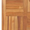 vidaXL Bordplate heltre teak kvadratisk 80x80x2,5 cm
