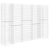 vidaXL Gabion plantekasse H-formet st&aring;ltr&aring;d 260x40x200 cm