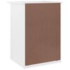 vidaXL Nattbord ALTA hvit 41x35x55,5 cm heltre furu