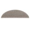 vidaXL Selvklebende trappematter sisal 30 stk 56x17x3 cm platina