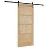 vidaXL Skyved&oslash;r Naturlig 86 x 198,5 cm Heltre furu