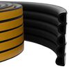 vidaXL Selvklebende vindusforsegling Svart 9 x 8 mm 12 m EPDM Skum