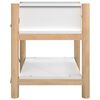 vidaXL Nattbord 2 stk hvit 42x38x45 cm konstruert tre