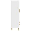 vidaXL Highboard hvit 70x31x115 cm konstruert tre