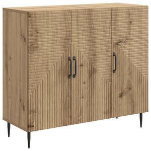 vidaXL Serviesskap Artisan eik 89 x 34,5 x 80 cm Konstruert tre