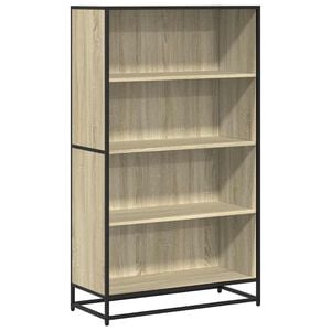 vidaXL Bokhylle sonoma eik 80,5x35x139 cm konstruert tre