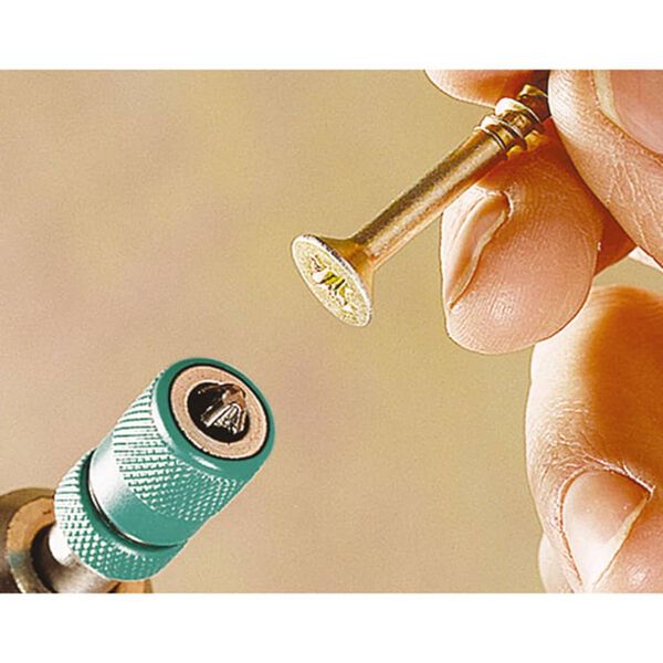 wolfcraft Bitsholder med dybdestopp og ringmagnet 2411000