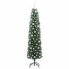 vidaXL Kunstig juletre med 300 LED gr&oslash;nn 210 cm PVC og st&aring;l og plast