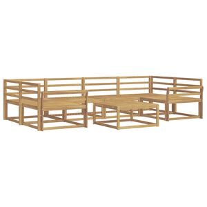 vidaXL Utend&oslash;rs sofa-sett 7 pcs Hvit