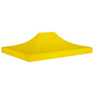 vidaXL Teltduk for festtelt 4,5x3 m gul 270 g/m&sup2;