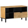 vidaXL TV-benk brun 80x33x46 cm heltre mango