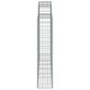 vidaXL Gabionkurver buede 10 stk 200x30x140/160 cm galvanisert jern