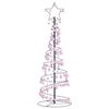 vidaXL LED Juletre med Baubles 100 LEDs Varm Hvit 150 cm