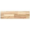 vidaXL Flytende hylle 80x20x4 cm ubehandlet heltre akasie