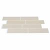 vidaXL Subway-flis 10 pcs Beige 29.4 x 21.4 cm Polyuretan og PET