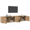 vidaXL Veggmontert TV-hylle sett 2 pcs Artisan Eik 100 x 34,5 x 40 cm
