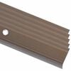 vidaXL Trappeneser L-form 5 stk aluminium 100 cm brun